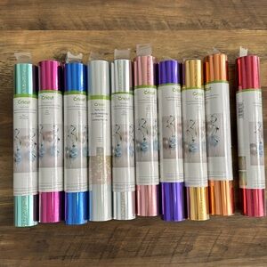 Cricket party foil, 10 rolls